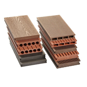 Modern WPC Composite Anti-Slip Waterproof Eco-Friendly Outdoor Decking & Terrace Flooring with 5 Year Warranty