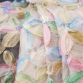 African Lace Fabric Unique Polyester Water Soluble Mesh Fabric for Wedding