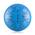 Tongue Drum C5-tone Percussion Instrument Snare Drum Blue 6 Incn 8-tone Mini Steel Electric Guitar 15*13.5*3cm Abs+metal CN;