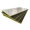 CE ASTM for Certified HVAC System Insulation Glass Wool Duct Panel 64kg/m3 50mm Fire Resistant Sheet for Bedroom Use