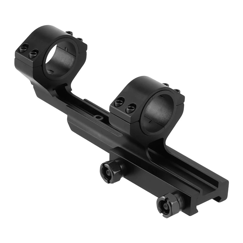Focuhunter 30mm 1inch Diameter Aluminum Anodized Matte Black Tactical Gear 1piece Lightweight Scope Mount Hunting Rings