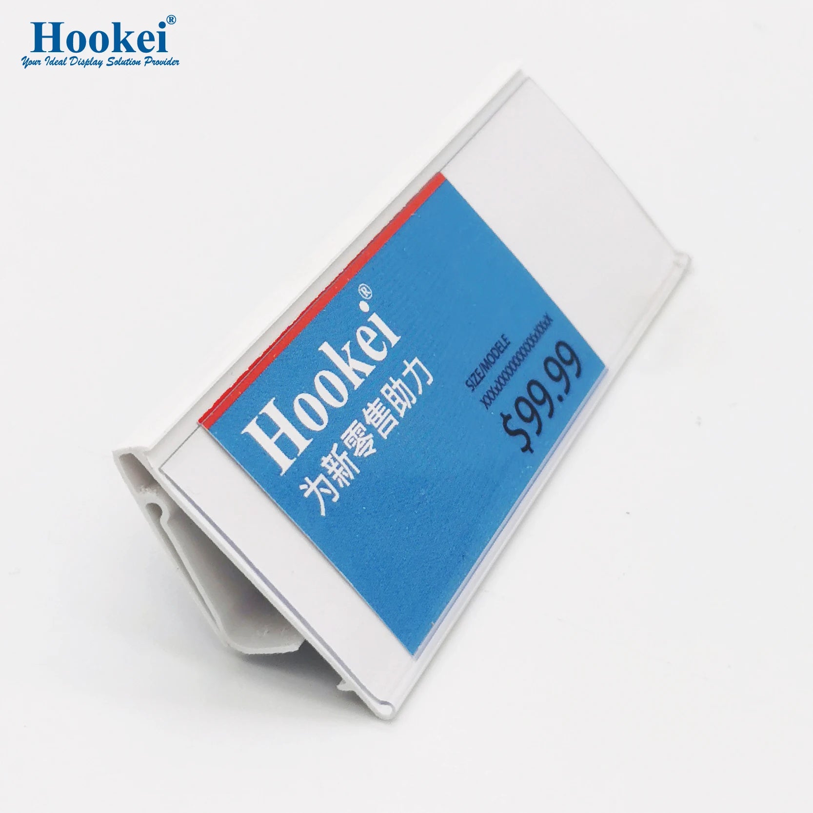 Cheap Product Clear Plastic PVC Shelf Label Holder Strips for Metal Wood or Plastic Gondola Shelf With Price Tag Channel