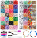Wholesale JLT Educational Toys Make Necklace Round Polymer Clay Beads Small Cute Colorful Kit
