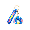 Newest 3D Cartoon Promotional Kids Silicon Key ring Accessories Anime Rubber Key chains Keychain Carabiners