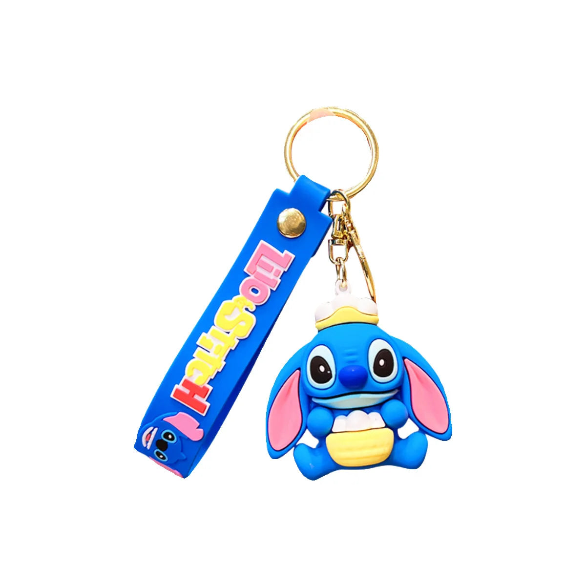 Newest 3D Cartoon Promotional Kids Silicon Key ring Accessories Anime Rubber Key chains Keychain Carabiners