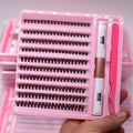 Eyelash Clusters With Bond and Seal Kit DIY Lash Eyelash Kit With Bond and Seal