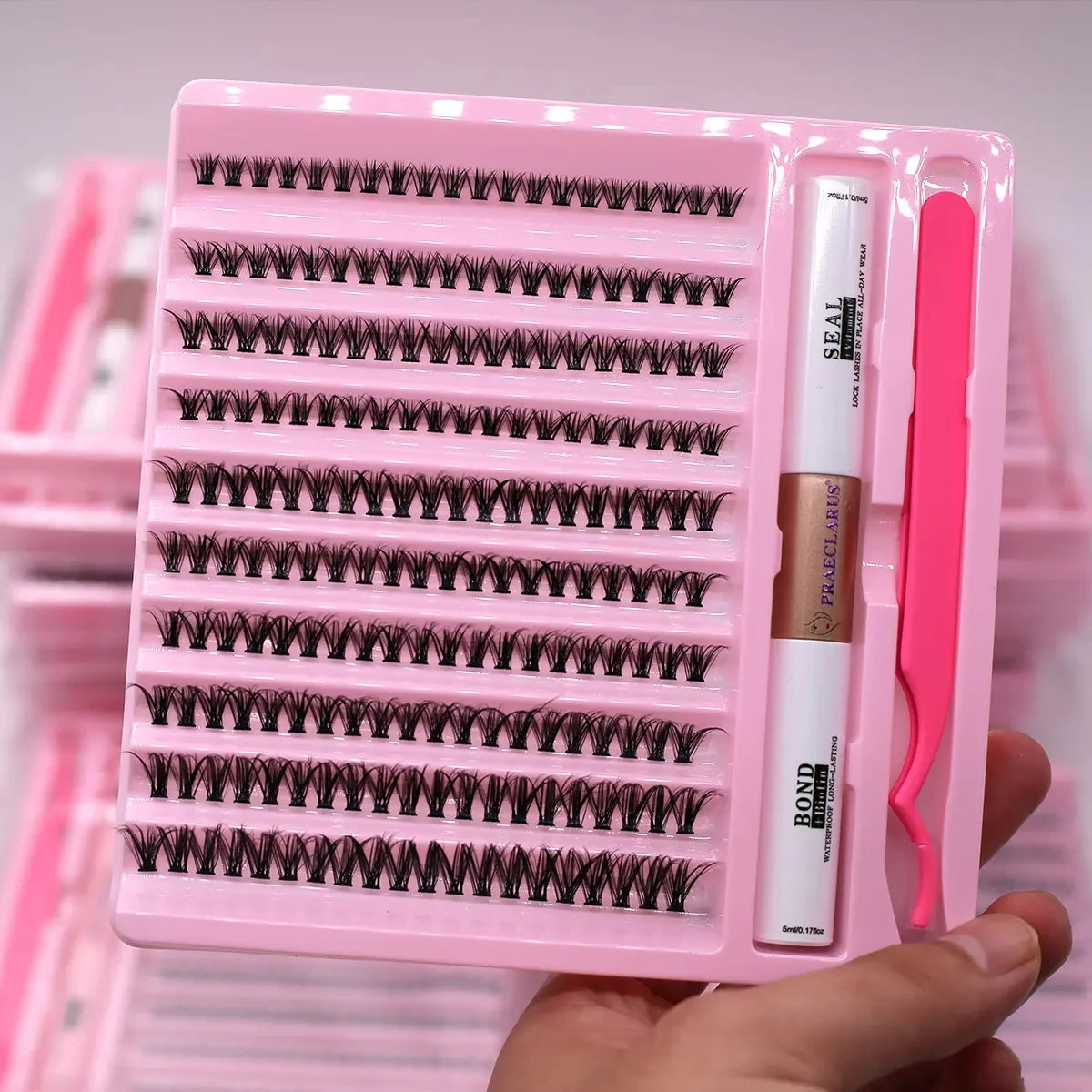 Eyelash Clusters With Bond and Seal Kit DIY Lash Eyelash Kit With Bond and Seal