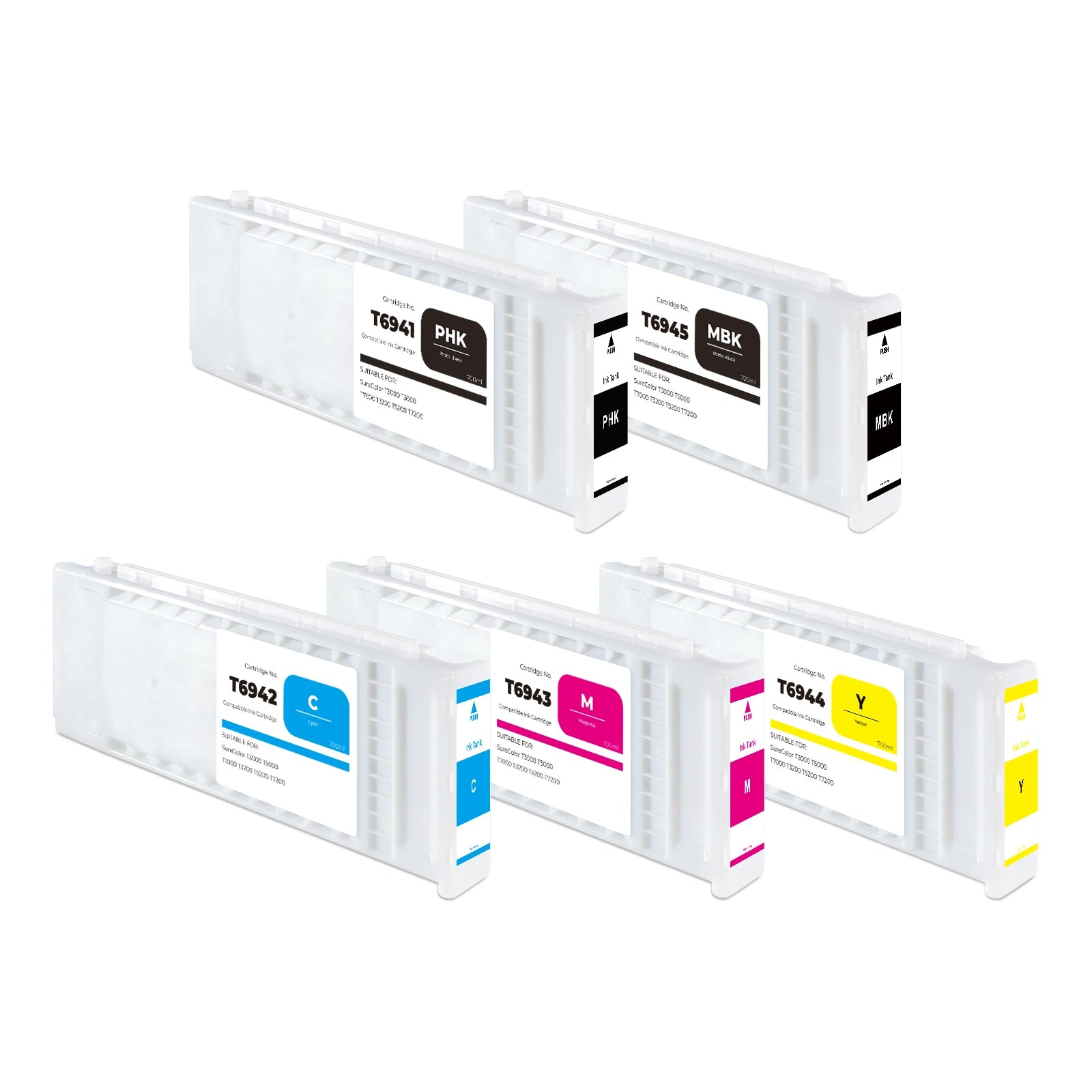 700ml Ink Cartridge T6931 T6932 T6933 T6934 T6935 T6941 for Epson SureColor T3000/3270/5000/5270/5270D/7000/7270/7270D