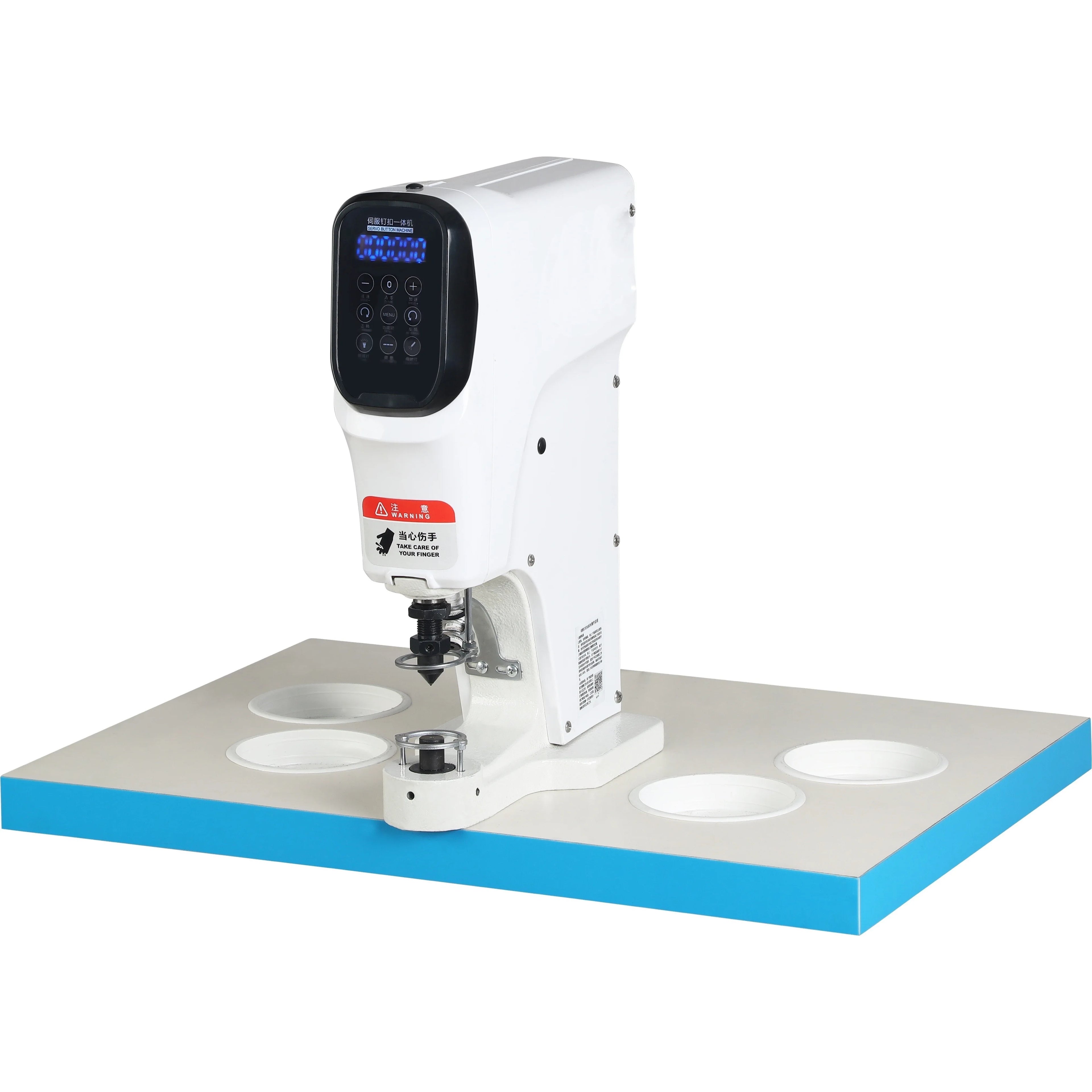 BT-818D Snap Button Making Machine with Direct Drive Servo Motor and Oil Free