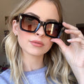 Square Cat Eye Sunglasses Retro Brand Design Vintage Sunglasses for Female Ladies Eyewear UV400 Sunglasses JA3772