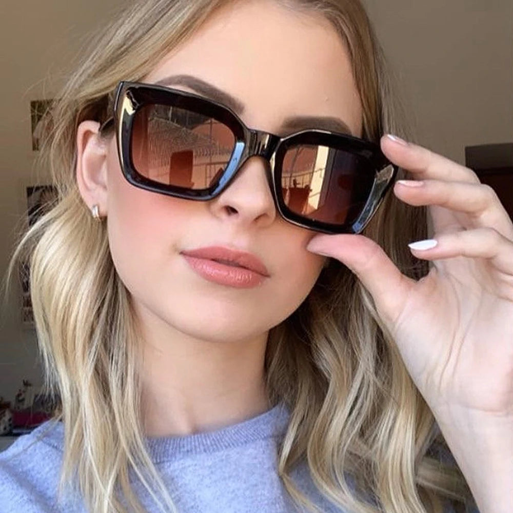 Square Cat Eye Sunglasses Retro Brand Design Vintage Sunglasses for Female Ladies Eyewear UV400 Sunglasses JA3772