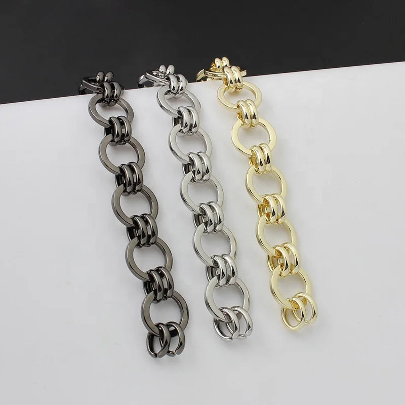 Nolvo World 50cm Wholesale Fashion Metal Accessories Handbag Chain Detachable Bag Chains Purse Chian for Bag