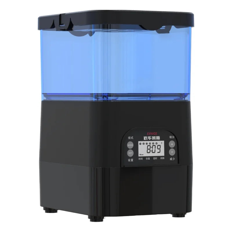 QihangRAS Automatic Fish Feeder for Aquaculture Fish Farm Square Plastic Aquarium Fish Tank Auto Koi Feeder