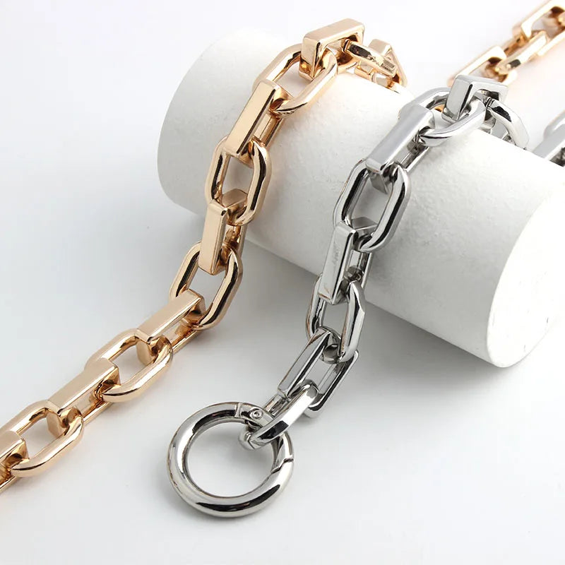 2023 Nolvo World Hottest Fashion Chunky Shoulder Alloy Chain Accessories Strap for Woman Bag Purse