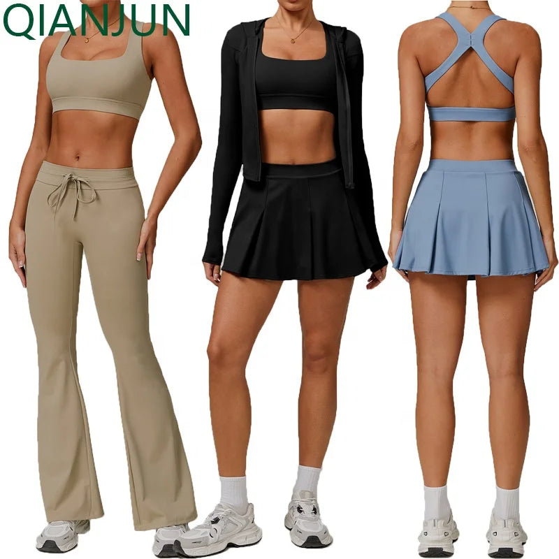 Hot Sale Women's Active Wear Gym Fitness Sports Clothing Yoga Set for Sports
