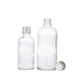 5ml 10ml 30ml 50ml 100ml  clear Glass Essential Oil Dropper Bottles for Cosmetic with Aluminum Cap
