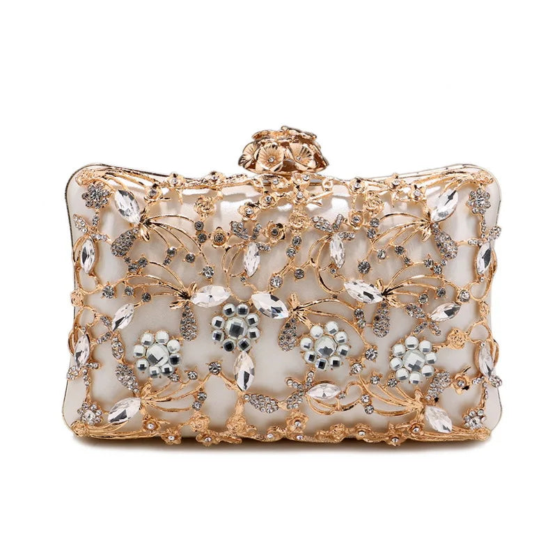 Evening Bags Clutch Bag 2023 Elegant Handbag Women Banquet Evening Wear Rhinestones Purse Evening Bags for Ladies