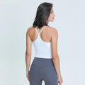 Newest Fitness Yoga Y Back Tanks Crops Tops Padded Sport Bra for Women