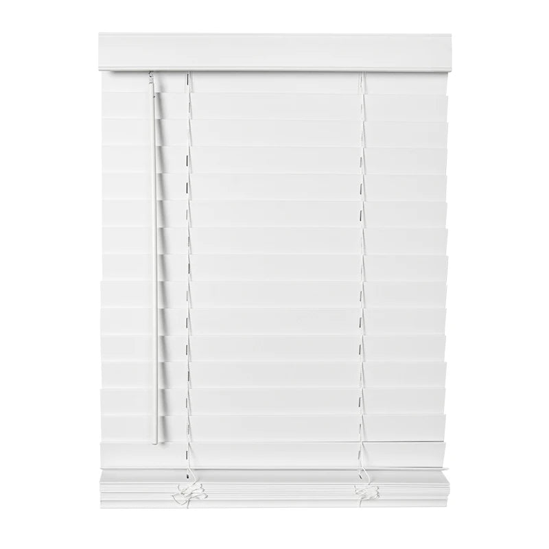 Factory Hot Sale Electric Built-In Modern Horizontal Plastic Faux Wood Plain Customizable Venetian Blinds for French Window