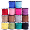 Wholesale 2.6mm Faux Suede Leather Cord with Glitter Powder Jewelry Making Findings & Components Gift Wrapping Rope