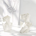 Modern Oriental Style Ceramic Body Porcelain Flower Vase Contemporary Home Decoration for Weddings As Tabletop Decor