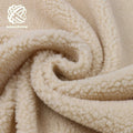 Sherpa Material 30% 50% 100% Recycled Polyester Sherpa Fleece Faux Fur Plush Fabric for Jacket Boots Lining