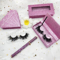 Wholesale Red Siren Lashes Lasheshpackaging Box 25mm Lashes