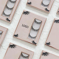 For Synthetic Hair Full Strip Eyelashes Natural Effect Vegan Cruelty-Free Super Fine Band Pestaas