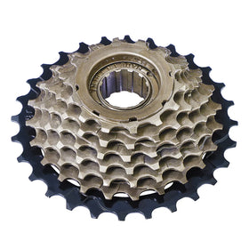 Sunshine 14-28T 7 Speed Steel Black Silver Cassette for MTB & Road Bikes Freewheel