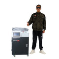 HANTENCNC Continuous Laser Rust Removal Machine 1000W 2000W 3000W Stainless Steel Oil Stain Removal Laser Cleaning Machine