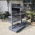 Factory Customized Supermarket Double Sides Display Gandola Shelves Beer