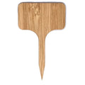 T-Shaped Bamboo Wooden Plant Label with Natural Color and Simple Style for Garden Supplies