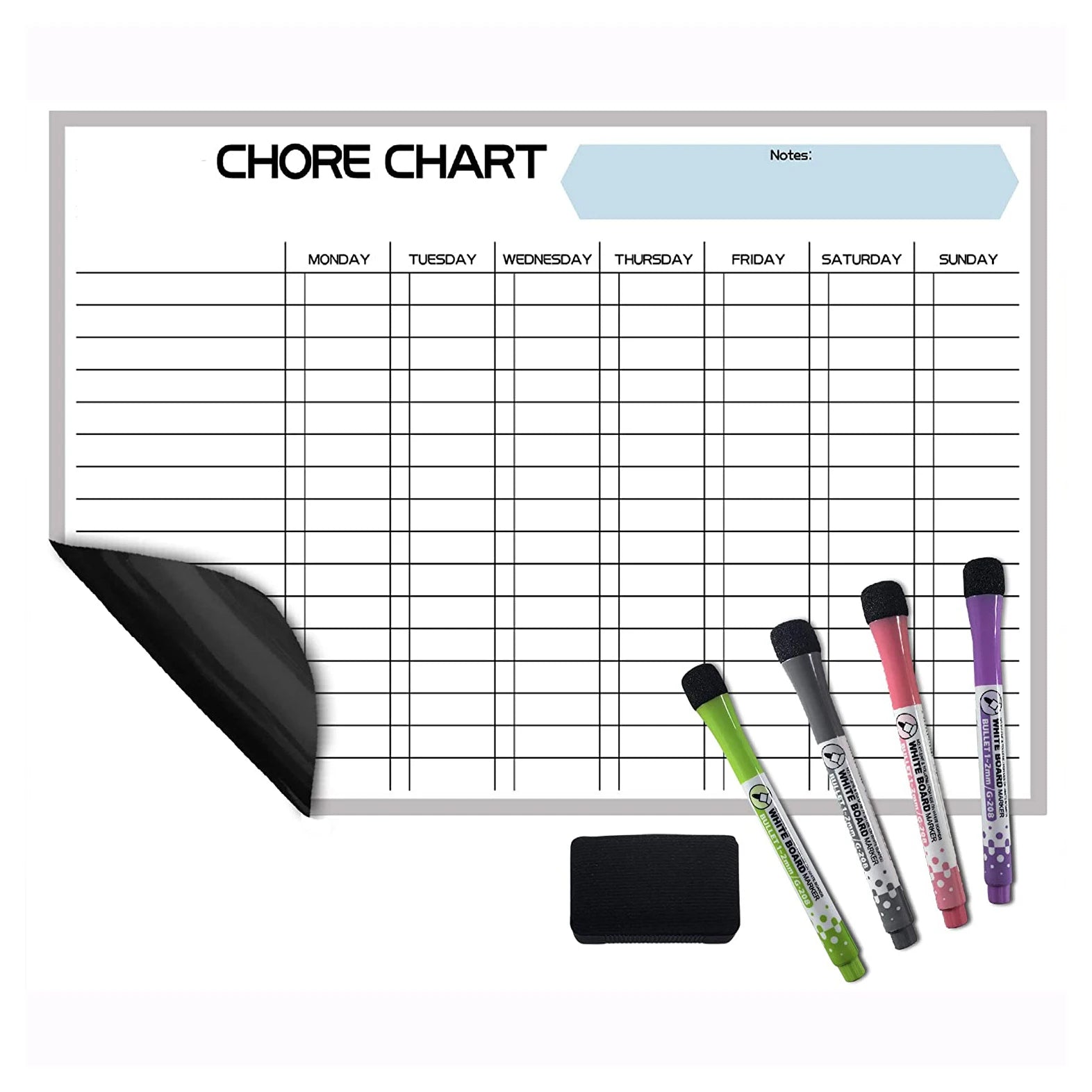 4.1-8 A1 Premium Magnetic Calender Magnetic Dry Erase Whiteboard Planner for Fridge