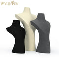 WYP  Jewelry Display Stand Microfiber Model Necklace  Display Props