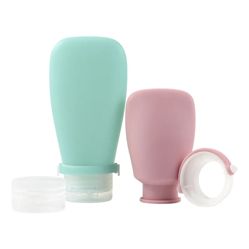 Hot Sale Travel Silicone Packaging Bottle Set Factory Wholesale Custom Design Sub-Bottling for Cosmetics for Lotion and Blush