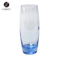 Custom Logo Libbey Transparent Phantom 12oz Blue Highball Glassware Classics Vintage Wedding Restaurant Drinking Mug