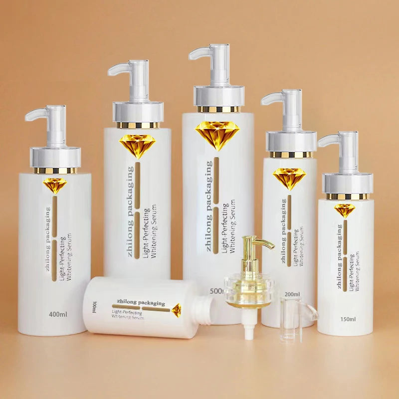 Deluxe PET Plastic Shampoo Body Lotion Plastic 3oz 4oz 10oz 12oz 13.5oz 17oz Phnom Penh Pump Head Cosmetic Packaging