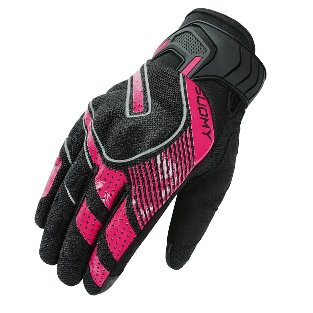 SUOMY Summer Motorcycle Riding Gloves Men Women Motorbike Gloves Breathable Mesh Enduro BMX Biker Motocross Racing Hand Gloves