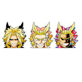 ALL Might Motion Anime Cartoon 3D Lenticular Sticker My Hero Academia Eco-friendly Waterproof Decals for Cars