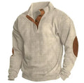 Spring Autumn Men's Outdoor Corduroy Hoodie Casual Stand Collar Long Sleeve Custom Design Sweatshirt