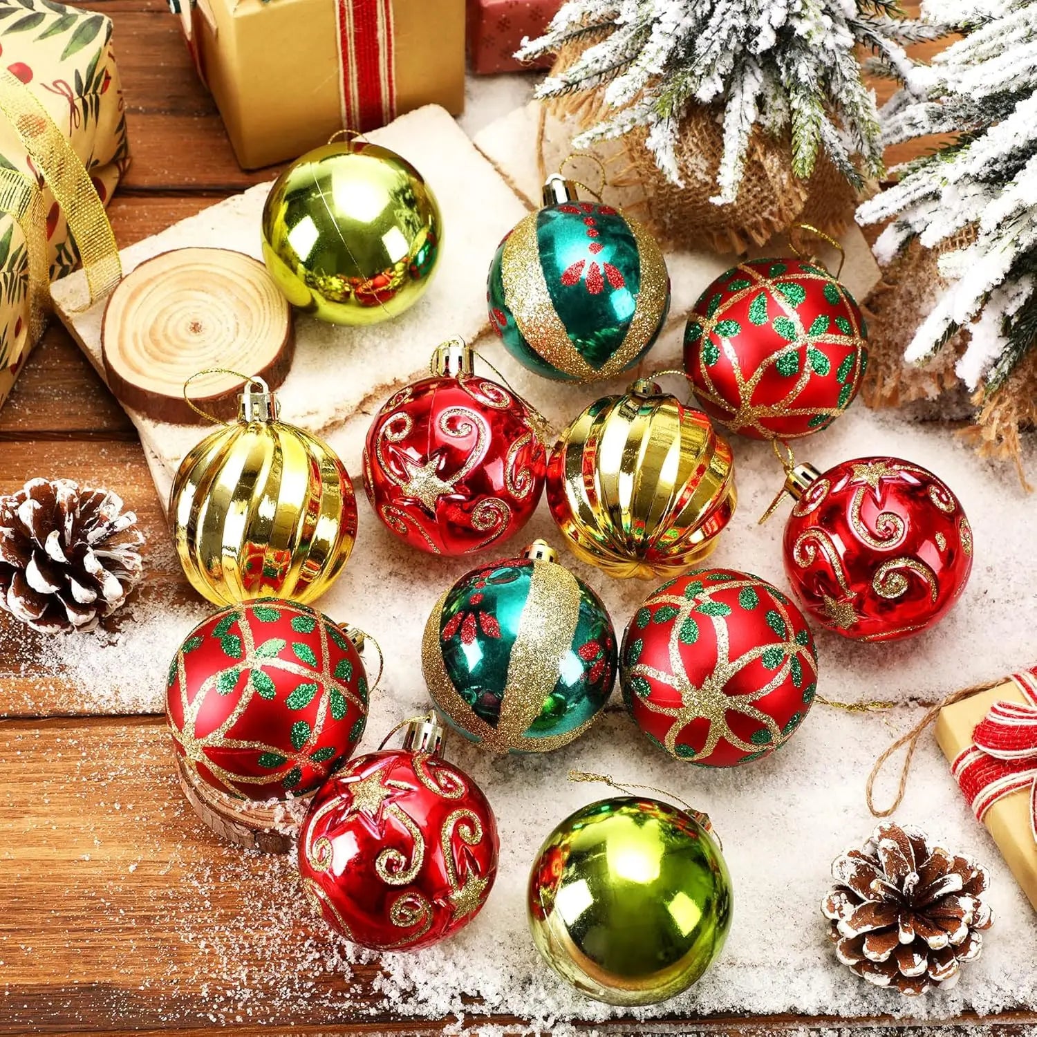 Shatterproof 30PCS Christmas Balls Ornaments for Wedding Party