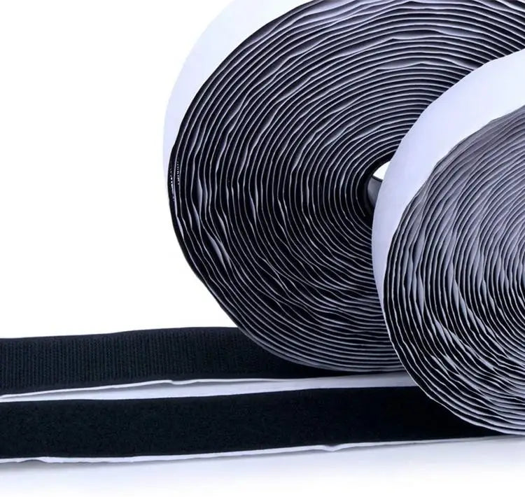 Self-adhesive Hook and Loop Tape Roll Custom Fastener Tape Velcroes Strip Nylon Fabrics Adhesive Strong Adhesive Velcroes MegaBDM