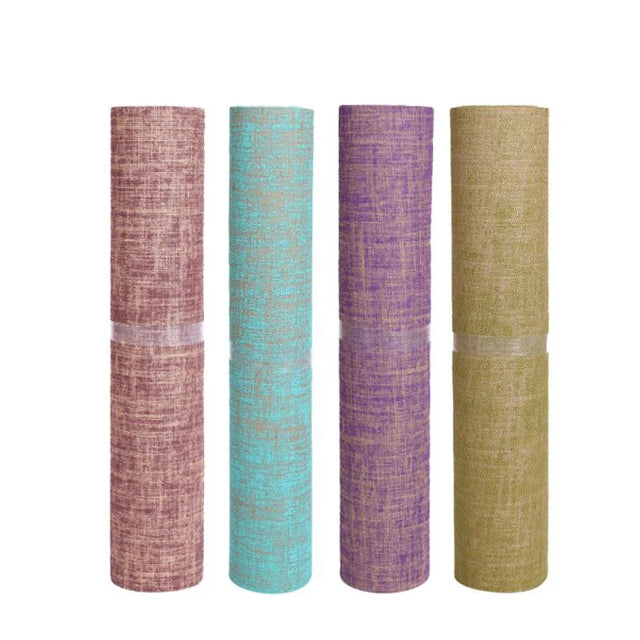 OEM Accepted Custom Printed Yoga Mats Eco Friendly Fitness Natural Jute Hemp Yoga Mat for Hot Yoga
