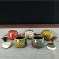 MSH New Colors Mini Ceramic Tea Jar Balm Powder Jar 60ML Promotional Gift