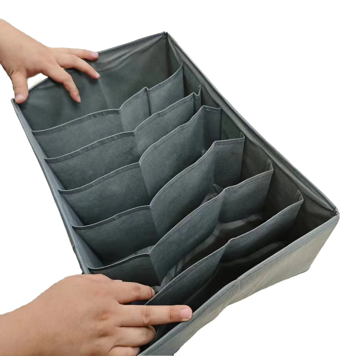 Modern Design Foldable Non-Woven Storage Box for Clothes and Underwear Space-Saving Wardrobe Drawer MegaBDM