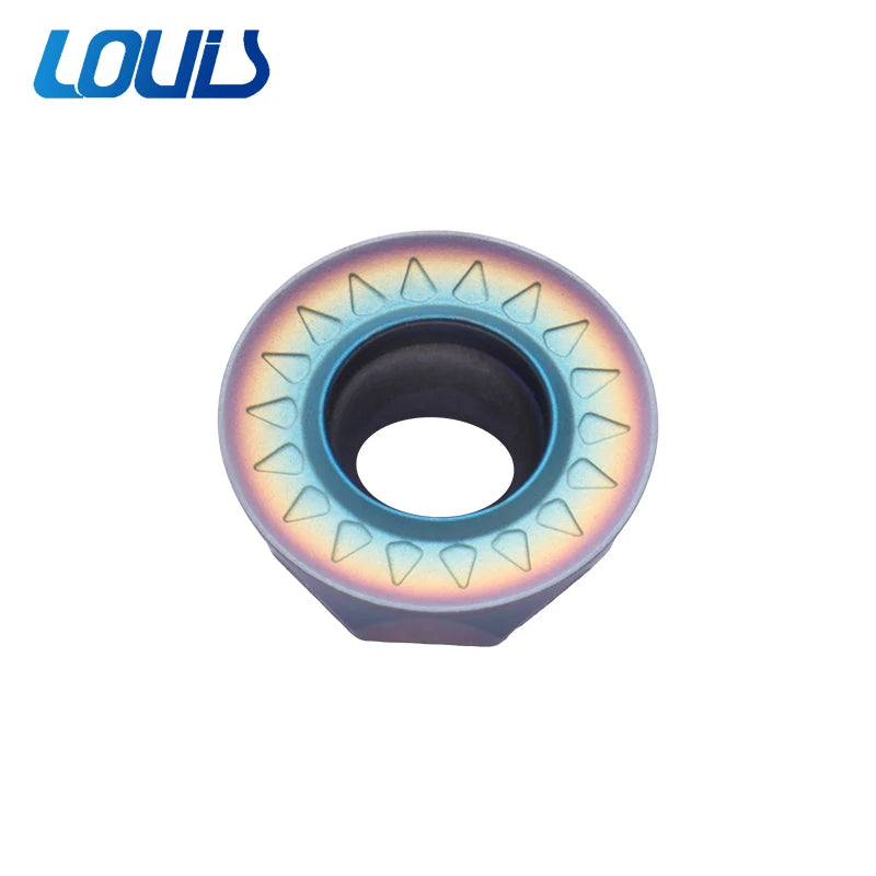 Louis Multicolored Titanium Alloy Stainless Steel Milling Cutter Inserts Quenched Steel PVD OEM Customizable-Models RPMT08T2