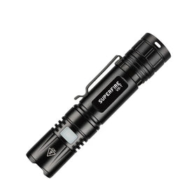 Waterproof Aluminum Alloy Torch Light V8-T 780LM Zoomable LED Flashlight Rechargeable Battery Emergency Hiking Outdoor Camping