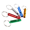 IRONDONKEY Outdoor Aluminum Alloy Large Survival Whistle Training Football Life-saving Emergency Self Defense Whistle Keychain