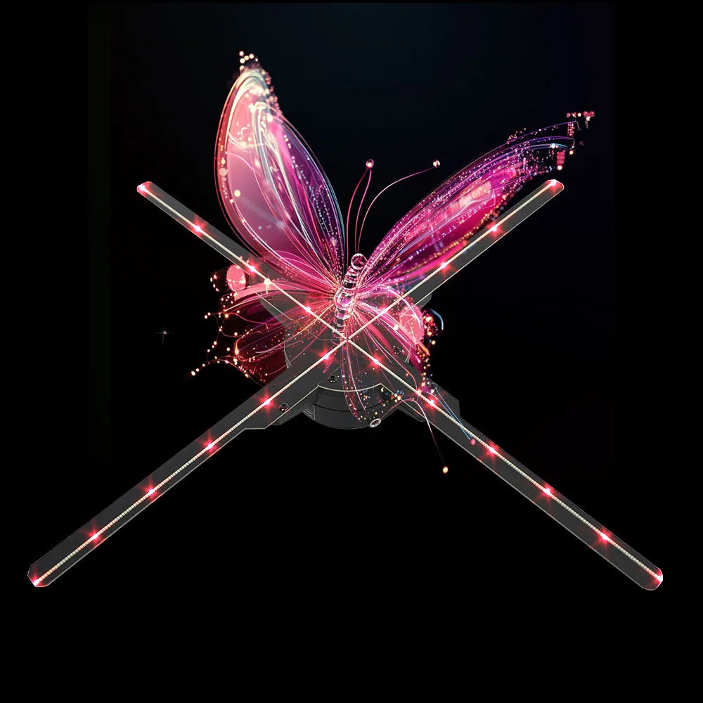 Fast Action 3D Holographic Display Fan With Wi-Fi for Captivating Promotions and Branding