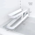 Factory Made Sales Space Saving 2 Tiers Auto Rolling Refrigerator Organizer for Eggs  Organizer for Kitchen
